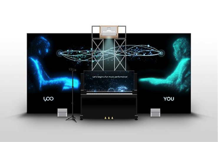 菲彩国际联手博报堂i-Studio展出实验性人工智能音乐装置“与YOO合奏”