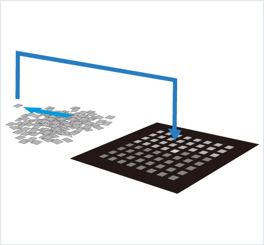 ［Image］Tray setter： 小尺寸单片用托盘排列机